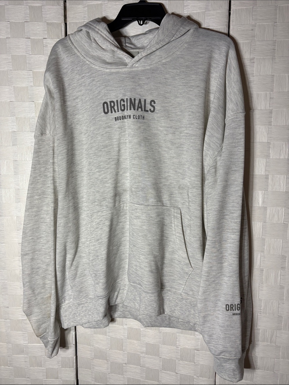 Originals Brooklyn Men's Light Gray Hoodie Sweatshirt